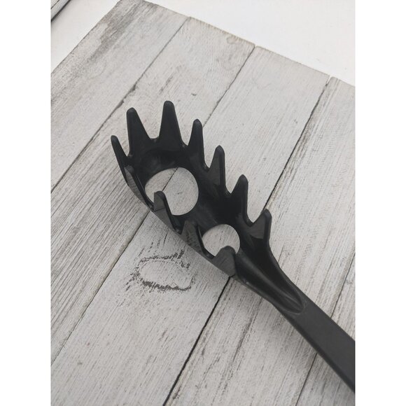 Tailor Made #1 Spaghetti Pasta Fork Black 11" Nylon Fork Server Spoon Measuring - Picture 3 of 7